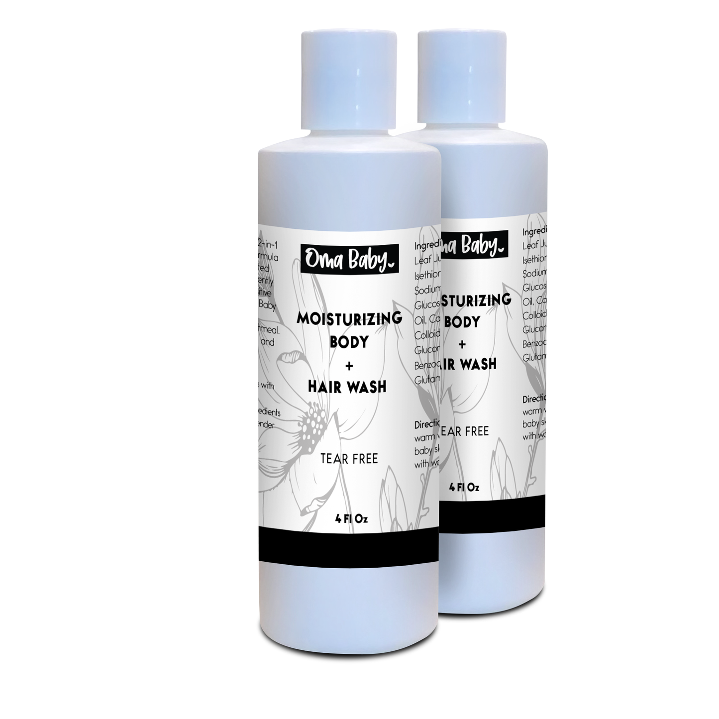 Moisturizing Baby Body + Hair Wash - Tear Free