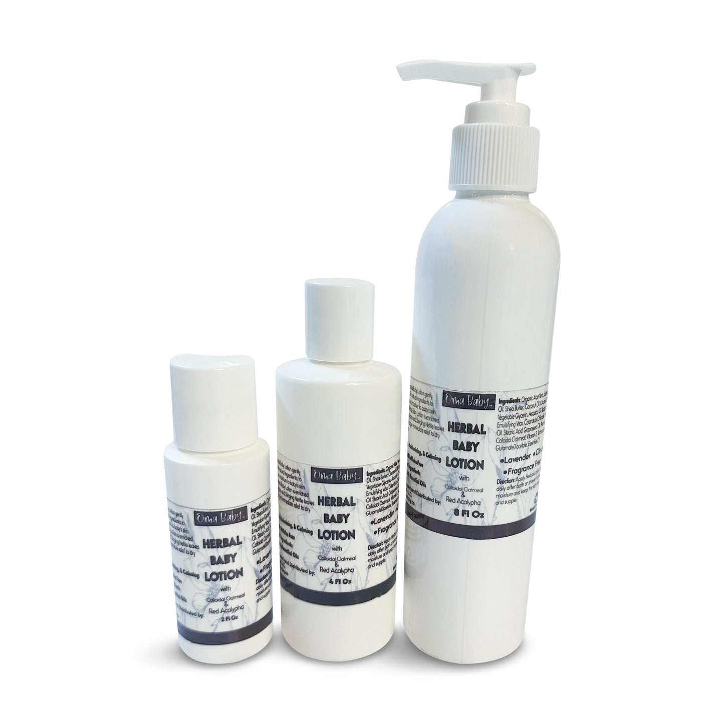 Herbal Baby Lotion - Red Acalypha & Nettle Extracts