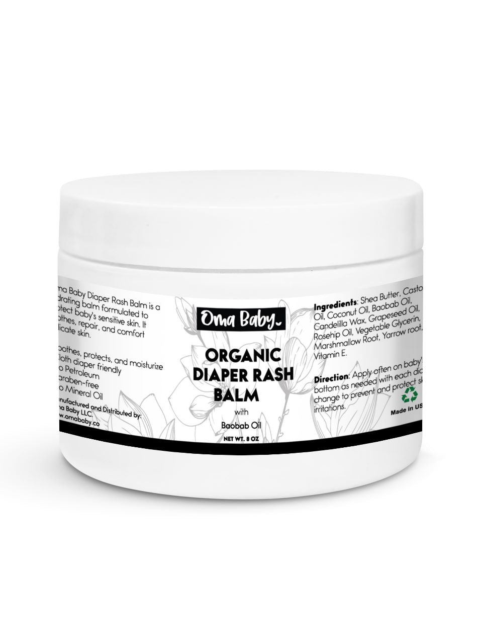 Organic Diaper Rash Balm